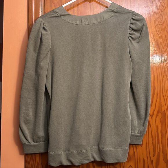 LOFT Green Shirt - Picture 3 of 4